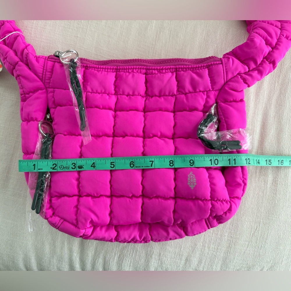 Free People Movement Quilted Baby Carryall Sling Bag Candy Pink - Picture 5 of 9